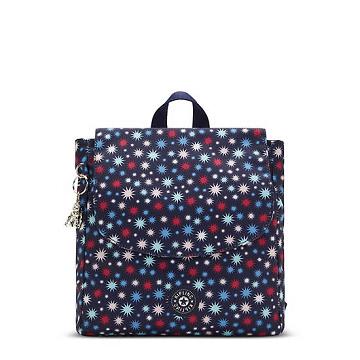 Kipling Dannie Printed Small Rugzak Blauw | België 1668ZU